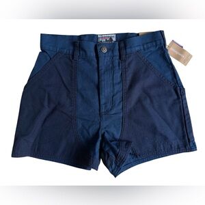 NWT Patagonia Regenerative Organic Stand Up Shorts Navy Blue Women's Size 4 NEW